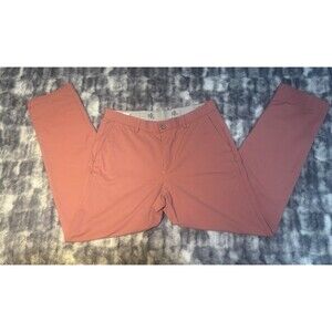 Lauren Ralph Lauren Mens 33/32 Pink Ultraflex Blk Label Dress Pants Performance